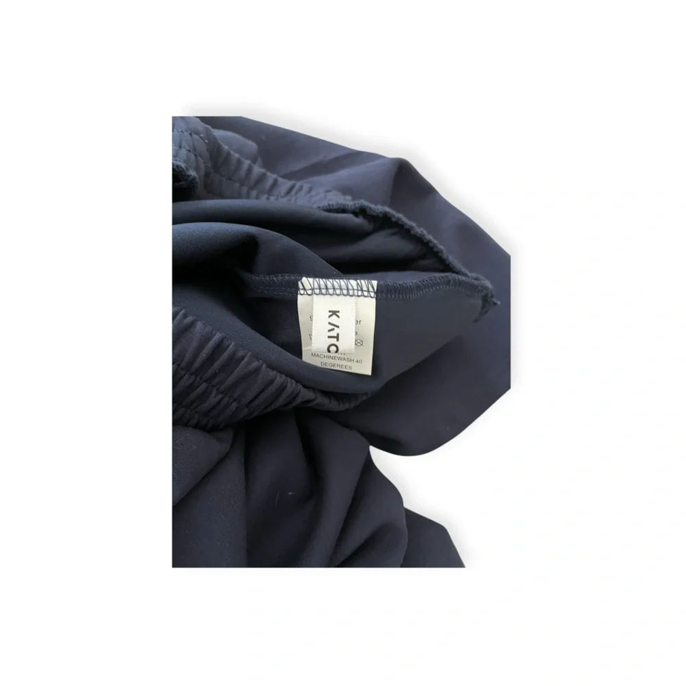 KatchMe Navy 2-Piece Lounge Set Off-Shoulder Top & Wide-Leg Pants |S/M‎